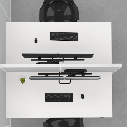 Eppa™ Crossbar Monitorarm - Schwarz